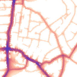 Daytime road noise heatmap for DA14 4BT