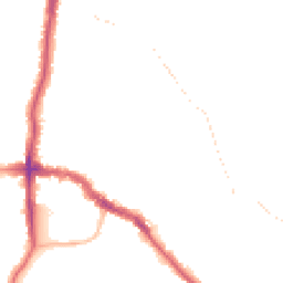 Night-time road noise heatmap for DA14 4BX