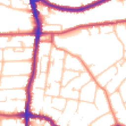 Daytime road noise heatmap for DA14 4DJ