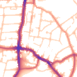 Daytime road noise heatmap for DA14 4DP