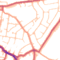 Daytime road noise heatmap for DA14 4EW