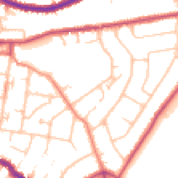 Daytime road noise heatmap for DA14 4JY