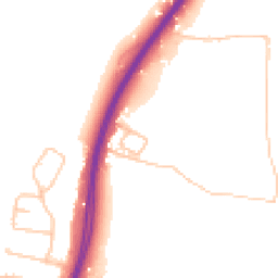 Daytime road noise heatmap for DA14 5EW