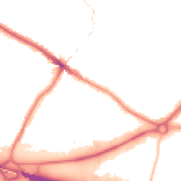 Night-time road noise heatmap for DA14 5HZ