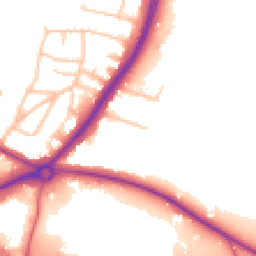 Daytime road noise heatmap for DA14 5LU