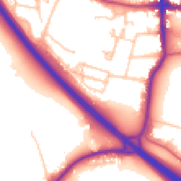 Daytime road noise heatmap for DA14 6AX