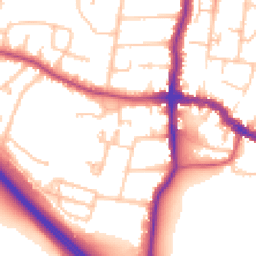 Daytime road noise heatmap for DA14 6PJ