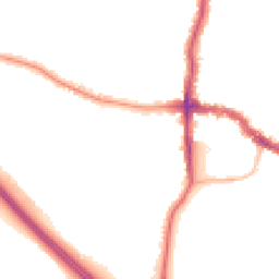 Night-time road noise heatmap for DA14 6PJ