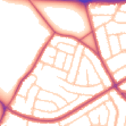 Daytime road noise heatmap for DA16 1BB