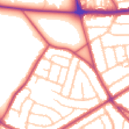 Daytime road noise heatmap for DA16 1BJ