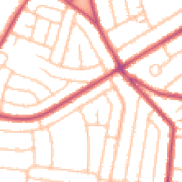 Daytime road noise heatmap for DA16 1DB