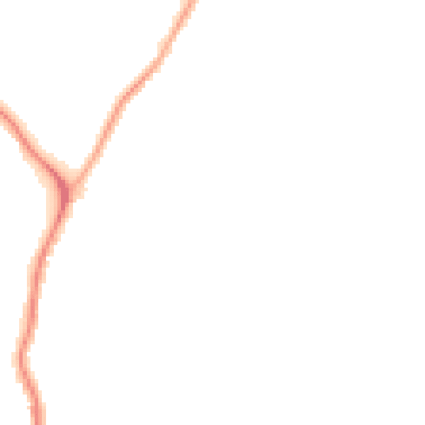 Night-time road noise heatmap for DA16 1DN