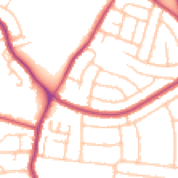 Daytime road noise heatmap for DA16 1DY