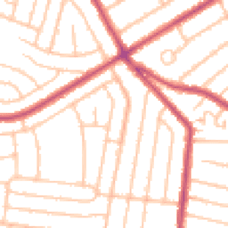 Daytime road noise heatmap for DA16 1EJ