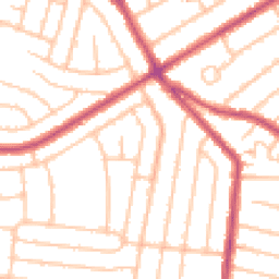 Daytime road noise heatmap for DA16 1EL