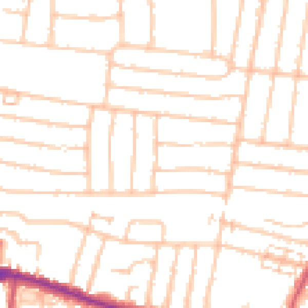 Daytime road noise heatmap for DA16 1NG