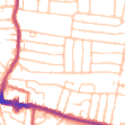 Daytime road noise heatmap for DA16 1PD
