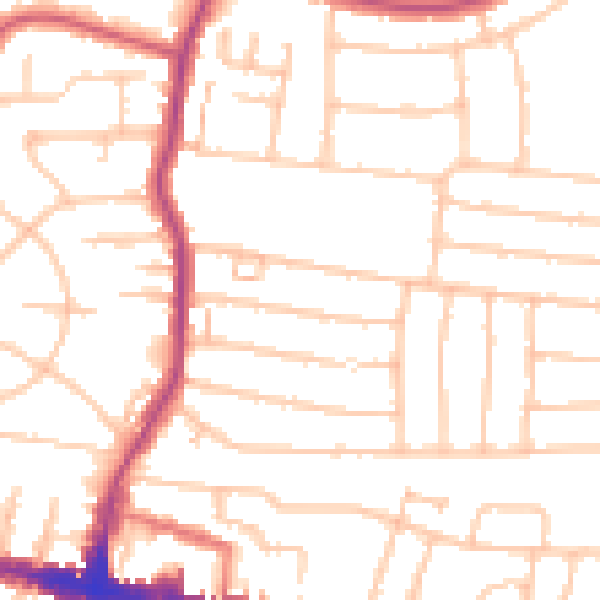 Daytime road noise heatmap for DA16 1PQ