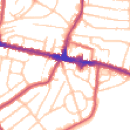 Daytime road noise heatmap for DA16 2AX