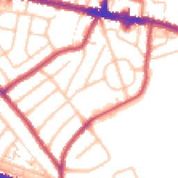Daytime road noise heatmap for DA16 2EA