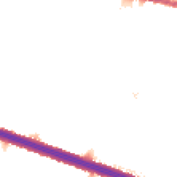 Night-time road noise heatmap for DA16 2LY
