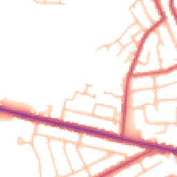 Daytime road noise heatmap for DA16 3AR