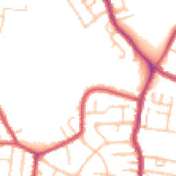 Daytime road noise heatmap for DA16 3DA