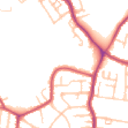 Daytime road noise heatmap for DA16 3DJ