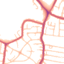 Daytime road noise heatmap for DA16 3EH