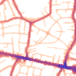 Daytime road noise heatmap for DA16 3HU
