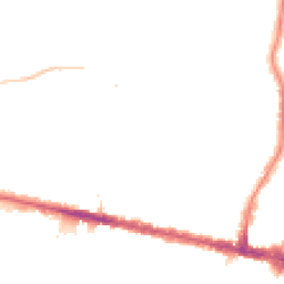 Night-time road noise heatmap for DA16 3HU