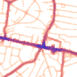 Daytime road noise heatmap for DA16 3PJ