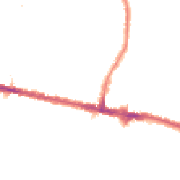 Night-time road noise heatmap for DA16 3PJ