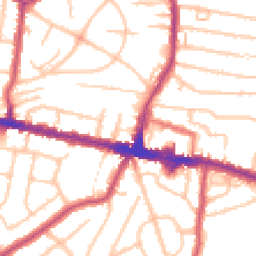 Daytime road noise heatmap for DA16 3PL