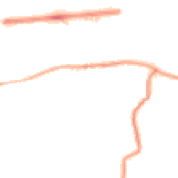 Night-time road noise heatmap for DA17 5AH