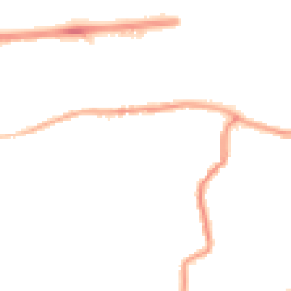 Night-time road noise heatmap for DA17 5AN