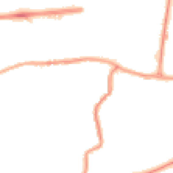 Night-time road noise heatmap for DA17 5AS