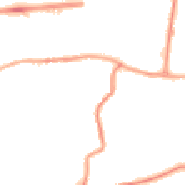 Night-time road noise heatmap for DA17 5AT
