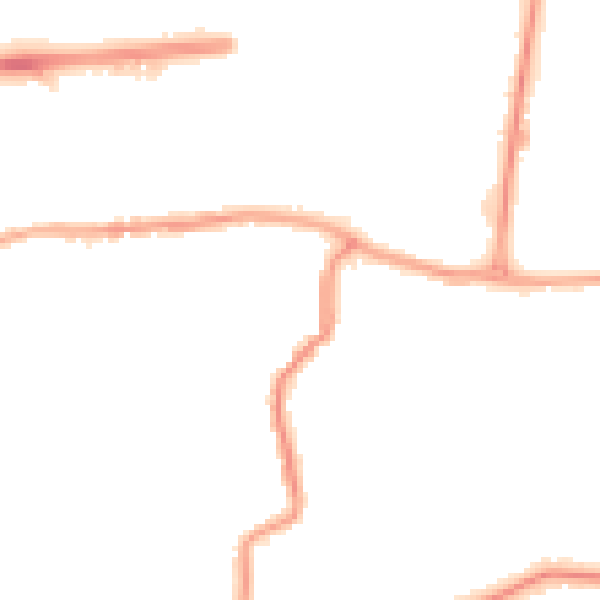 Night-time road noise heatmap for DA17 5AU