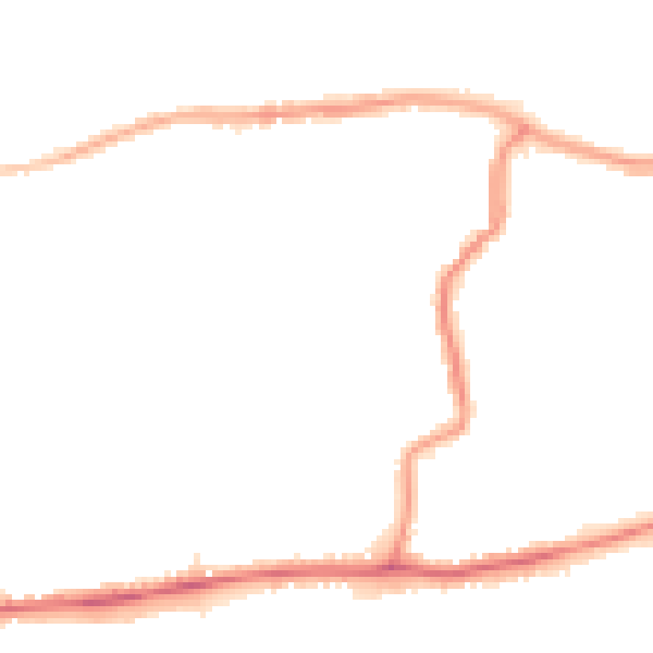 Night-time road noise heatmap for DA17 5BF