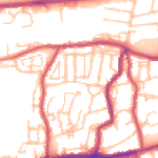 Daytime road noise heatmap for DA17 5BX