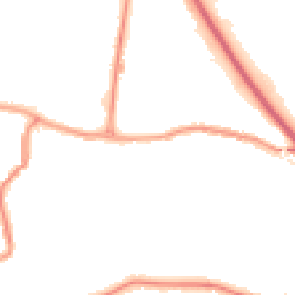Night-time road noise heatmap for DA17 6DH