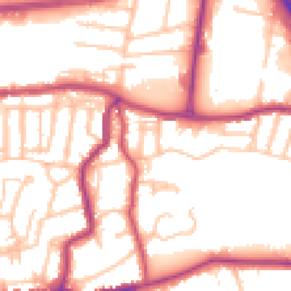 Daytime road noise heatmap for DA17 6DP