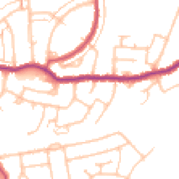 Daytime road noise heatmap for DA5 3LD