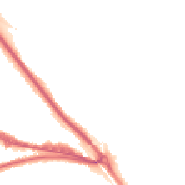 Night-time road noise heatmap for DA8 1BB