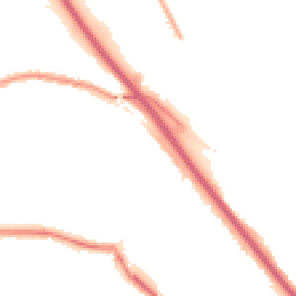 Night-time road noise heatmap for DA8 1DH