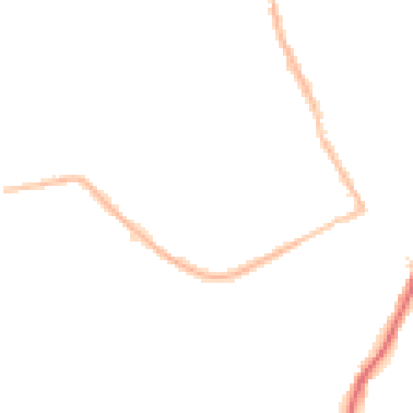 Night-time road noise heatmap for DA8 1YA