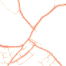 Daytime road noise heatmap for DE12 6AB
