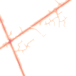 Daytime road noise heatmap for DE12 6AY
