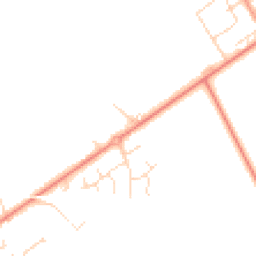 Daytime road noise heatmap for DE12 6EN